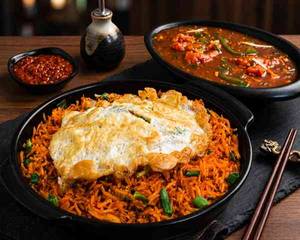 Chicken Triple Schezwan Fried Rice