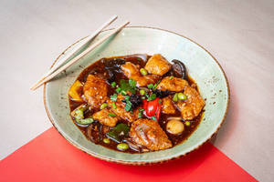 Fish & Edamame In Star Anise Sauce