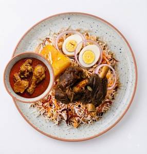 Kolkata Mutton Biryani 2 Pcs & Chicken Kosha 2 Pcs