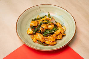 Wok-tossed Mint Chicken