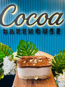 Nuttela Cheesecake Slice