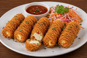 Crispy Threaded Paneer