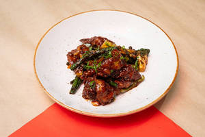 Teriyaki Prawn With Beans & Broccoli