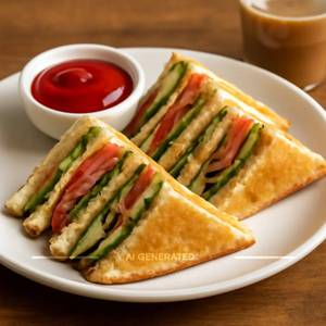 Veg Club Sandwich