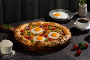 SuperYou High Protein Garden Sunrise Pizza