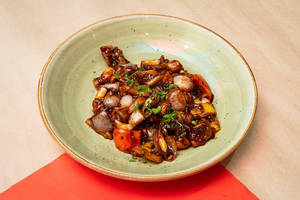 Squid In Black Pepper Sauce