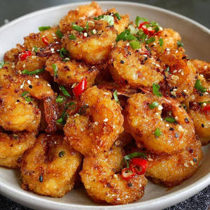 Schezwan Prawn Salt & Pepper