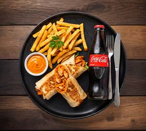 Tandoori shawarma combo
