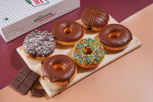 Chocolate Doughnut Box of 6