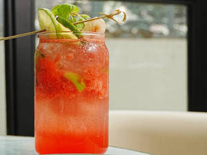 Watermelon Lychee Mojito