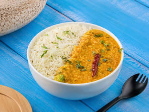 Methi Dal Fry With Jeera Rice Bowl