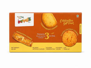 3 In 1 Badam Pista, Classic Coconut, Cashew Biscootti (525 Gms)