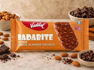 Almond Crunch Ice Cream - (80 Ml)