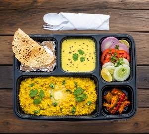 Khandeshi Masala Khichdi Kadhi Thali