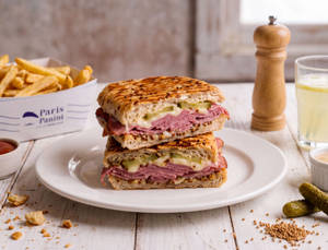 (New) Bastien (Pork Pastrami & Mozzarella Sandwich)