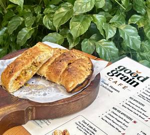 Stuffed Spicy Garlic Bread