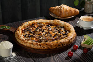 SuperYou High Protein Smoky Mushroom Breakfast Pizza