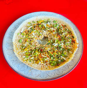 Kesar Meetha Ghewar With Chashni [o]