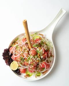Watermelon Feta Salad With Roasted Pumpkin Seed