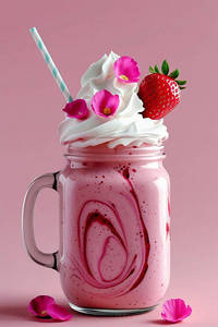 Strawberry  Milk Shake