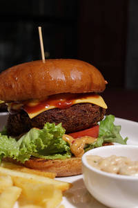 Ultimate Fried Chicken Burger