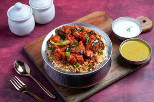 Chicken 65 Biryani Single (serves 1-2)