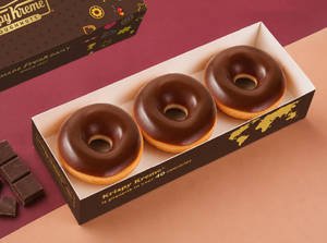 Chocolate Glazed Doughnuts - Box of 3