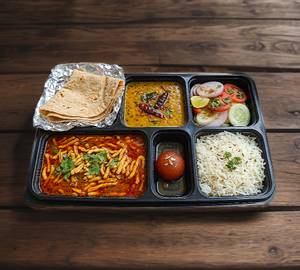 Khandeshi Shev Bhaji Thali