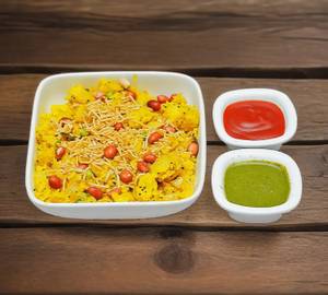 Poha with Masala Sev