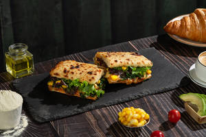 SuperYou High Protein Spicy Corn & Cheese Melt Sandwich