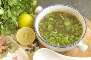 Lemon Coriander Soup