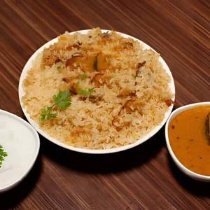 Kushka Rice + Kabab (Half)