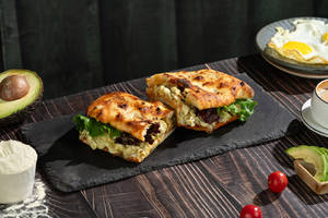 SuperYou High Protein Keto Creamy Avocado Egg Scramble Sandwich