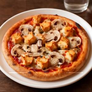 Paneer Mushroom Pizza (8 Inches)