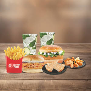 Value Meal For Two-veg