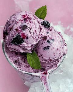 Blackcurrent Ice Cream