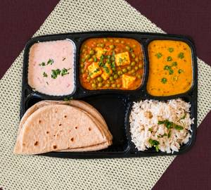 Matar Paneer Thali
