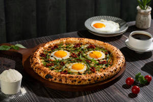 SuperYou High Protein Sun-Dried Tomato Tuscan Egg Pizza