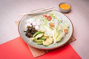 Tofu & Wakame Salad With Goma Dressing