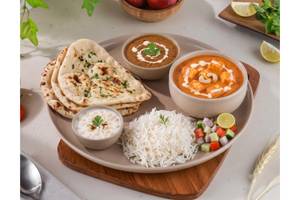 Plain Naan Thali