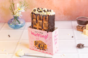 Dark & White Fantasy Waffle Sandwich