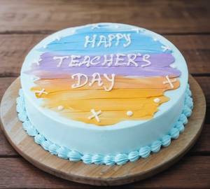 Teacher Day Fantasy Chocolate Cake