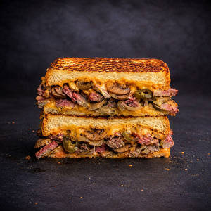 Pastrami Philly Cheesesteak