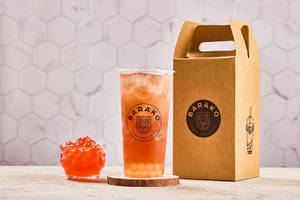 Raspberry Ice Pop Bubble Tea