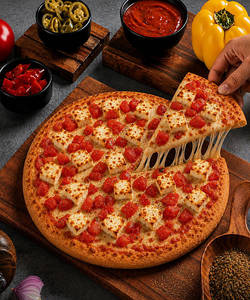 Tomato + Paneer Pizza