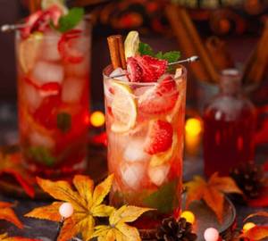 Red Curacao Mojito