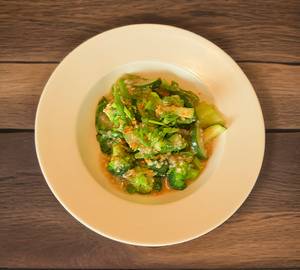 Stir Fried Asian Greens In Garlic Sauce
