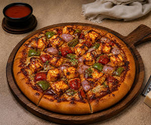 Barbeque Paneer Pizza