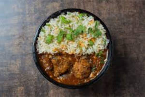 Bagara Rice With Chicken Roast