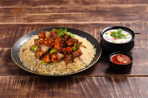Chilli Chicken Biriyani(boneless)